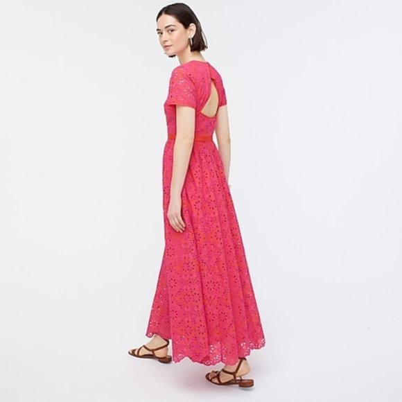 J Crew Shortsleeve Maxi Eyelet Lace 